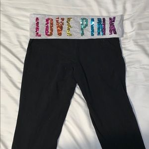 Victoria secret PINK fold over yoga pants